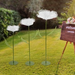 3 Pcs Artificial Flower Arrangements, Artificial Flowers For Wedding Decoration