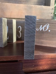 Table Top Decoration for Wedding Numbers 1-10 Real Wood Parisian Home , IN BOX