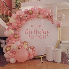 Metal Wedding Arch Backdrop Stand Round Backdrop Stand Stable Balloon Arch Stand