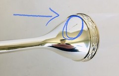 Vera Wang Wedgewood Pair of Two Tone Silver Plate & Gold Tone Champaign Flutes