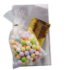 100 CLEAR 6×10″ Cellophane TREAT BAGS Twist Ties Wedding Party Gifts Decorations