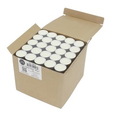 Stonebriar Bulk 50 Pack Unscented Smokeless Long Tea Light Candles 8 Hour