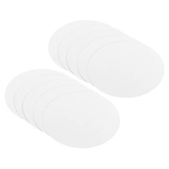 PATIKIL 3.9-inch Round Cardboard Paper, 50 Pcs Blank Disc 3.9-inch, White