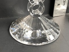 Set of 2 10 Inch 2000 Crystal Champagne Flute Glasses