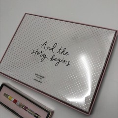 Kate Spade New York Wedding Guest Book, Bridal Journal W/ 17 Lined Pages + 1 Pen