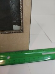 Russ 5 x 7 photo frame wedding beige silver