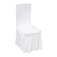 Dining Chair Covers Slipcover With Skirt, Dining Seat Protector For Home & Hotel