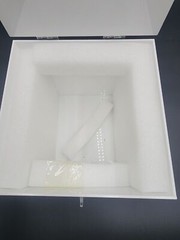 White 8” Cube Acrylic Card Box Wedding Bridal Shower Party Plain Lockable