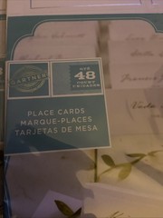 Printable Gartner Studios Ivory Pearl Place Cards 48 Count. New, Set Of 2.