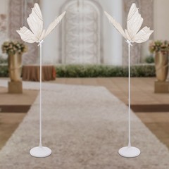 2PCS 110V Creative Wedding Butterfly LED Floor Lamp 57.5-70.1in For Wedding
