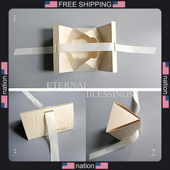 ZJSXINDI 15 Pcs Favor Boxes Gift Wrap Boxes Pale Beige Gift Box 5″x 3″ For