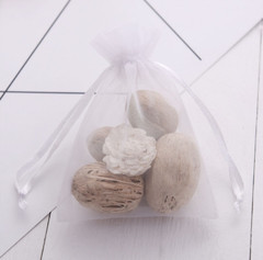 200× Sheer Organza Bags White Wedding Favor Candy Bags with Drawstring 4″x5″ USA