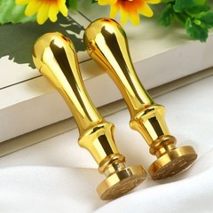 Wax Seal Stamp Handle Replacement Non-slip Brass Stamp Handle Easy to Install