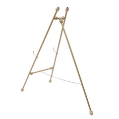 2pcs Golden Wedding Easel Stand Art Exhibition Show Gold Frame Display Stand