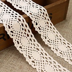 Vintage Lace Ribbon Cotton Lace Trim Crochet Sewing Lace for Crafts, Gift