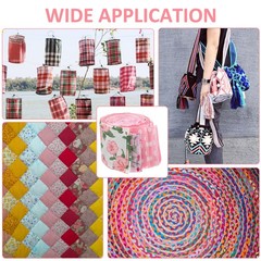 Pink Jelly Roll Fabric Strips 2.5″x20″ Pre-Cut Cotton Quilting Bundle Set 42Pcs