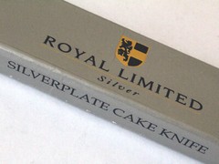 Royal Limited Silver Silverplate Cake Knife 14.25 Inch 1995 838/11 New Box NIB