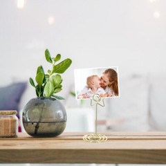 6Pcs Number Birthday Picture Table Number Holder Table Number Stands for Wedding