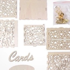 Wedding Card Box with Lock Wooden Memory DecorationWooden Box Creative Beauti…