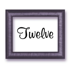 Wedding Table Numbers 1-10, 15, or 20 Custom Centerpiece Vinyl Sticker Decals b