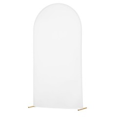 VEVOR Wedding Arch Backdrop Stand Metal Party Stand with Cover Set 7.2 x 4 ft