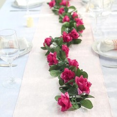 6 feet 3D Chain GARLAND SILK ROSES Wedding FLOWERS Bouquets Party Home Decor