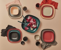 Ekobo Side Plate Set Of 4 7 Bpa-Free Eco-Composite And Durable Dessert Or Snack