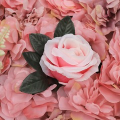 12 Pcs Flower Wall Panels Roses Hydrangeas Wedding Party Venue Backdrop Decor
