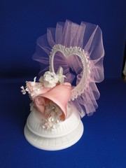 New Vintage Wilton Petite «Bells & Buds Wedding CakeTop, 106-1000