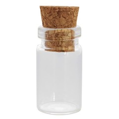 Clear Glass Jars Bottles 50 Pack Mini, Tiny, Cork Stoppers, Arts &