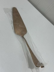 10 Serrated Cake Server for Weddings, Color – Rose Gold Elegant Party Serving