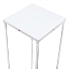 White Wedding Flower Stand Floral Decor Vase Floor Column Stand Sets of 3