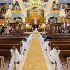 4FT×15FT Gold Glitter Aisle Runner – Stain & Water Resistant for Special Events