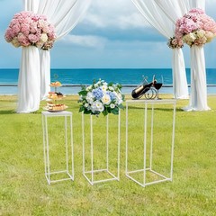Metal Plant Pot Stand Indoor Outdoor Flower Planter Display Holder Rack Set of 3