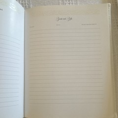 Ivory Lace Wedding Memory Book Traditional Style, Wedding Album