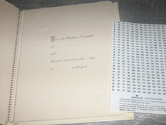 Hallmark Our Wedding Photo Keepsake Album Guest Book Embossed Love Birds Flowers