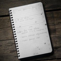 Rite in the Rain All-Weather Weekly Planner, Undated, Side-Spiral 4-5/8″ x 7″…