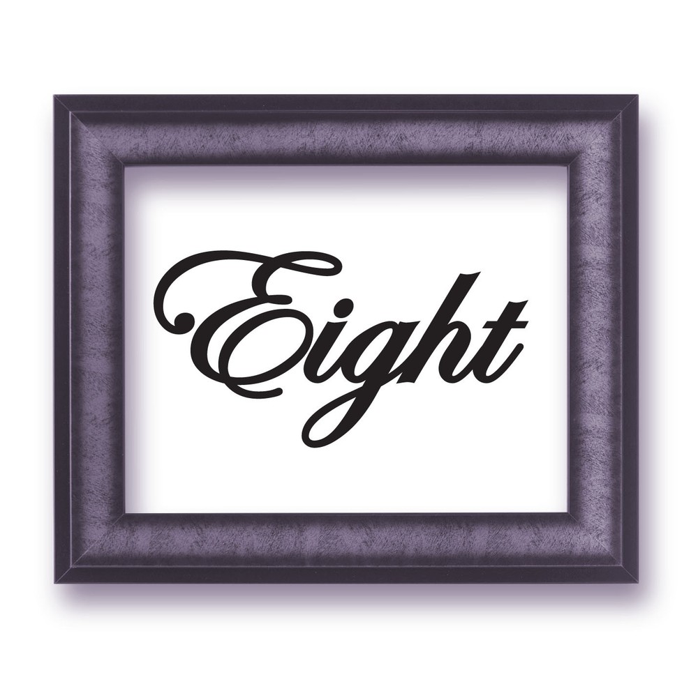 Wedding Table Numbers 1-10, 15, or 20 Custom Centerpiece Vinyl Sticker Decals a