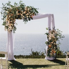 Garden Trellis Arch for Climbing Plants Outdoor Patio Doorway Pavement Entry Dec