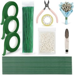 DIY Floral Art Tool Set for Handmade Flower Crafting in Elegant Colorful Design
