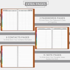 2026-2027 Monthly Planner – 2026-2027 Calendar/Planner 18 Months with Brown