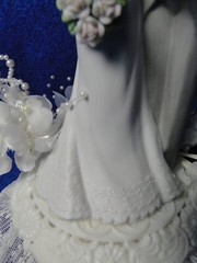 New Wilton «Heavenly» Designer Series Wedding Cake Top, grey Tux # 118-603