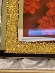Oleg Cassini Crystal Diamond Picture Frame 5″ X 7″ Wedding Valentines Gift NEW