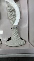 Wedding Champagne Toasting Flute Glasses with Bling Bow/Pearls Glitter Stems New