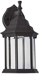Westinghouse Lighting 6783100 One-Light, Textured Finish on Cast Aluminum Black