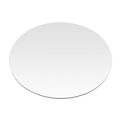 6″ 18Pcs Tabletop Round Trays Acrylic Plate Candle Plate Circle Mirror Wedding