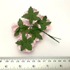1-1/2″ or 3.75cm Soft baby Pink Paper Flower Wedding Scrapbook Crafts Rose R21/2