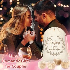 16Pcs Hubby Wifey Wedding Gift Set Honeymoon Travel Tote Tags Dice Glass Jars