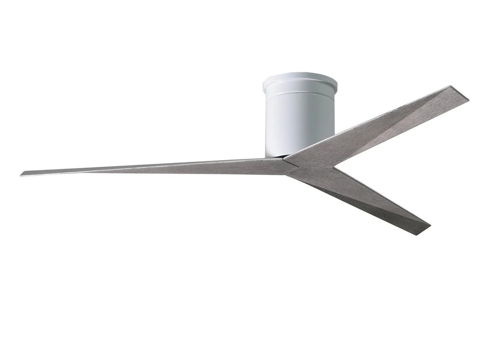 Matthews Fan EKH-WH-BW Eliza-H 3-blade ceiling mount paddle fan in Gloss White f