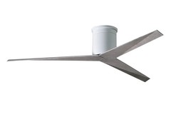 Matthews Fan EKH-WH-BW Eliza-H 3-blade ceiling mount paddle fan in Gloss White f